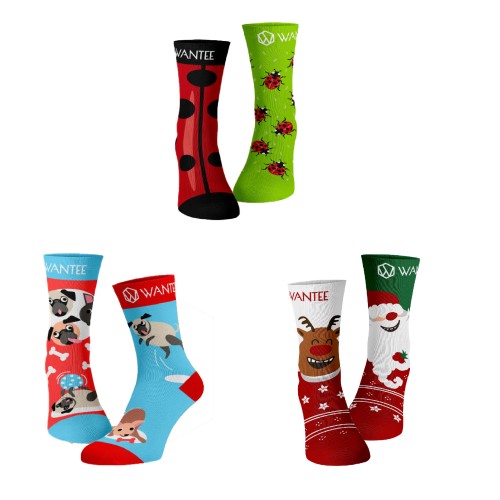 Kinder Socken Wantee 3-er Pack Kinder Socken Wantee 3-er Pack