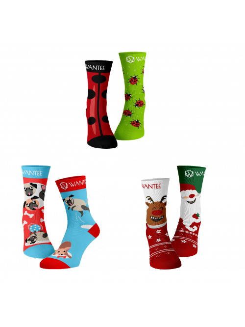 Kinder Socken Wantee 3-er Pack