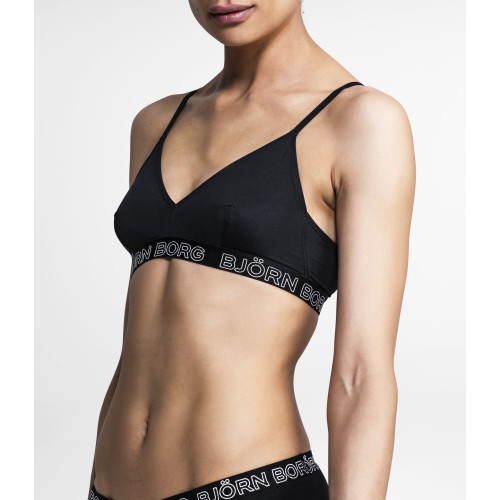 Damen Büstenhalter Björn Borg Solid Triangle Schwarz Damen Büstenhalter Björn Borg Solid Triangle Schwarz
