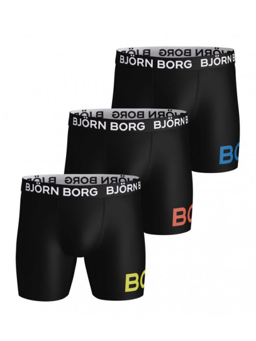 Herren Boxer Björn Borg Solid Essential 3-pack schwarz