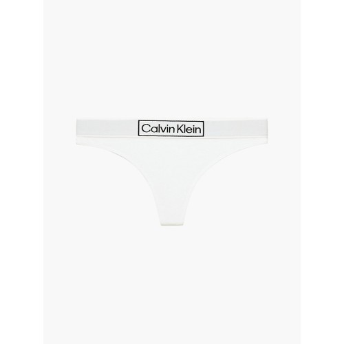 Damen Tangahöschen Calvin Klein Reimagined Heritage Thong Weiß Damen Tangahöschen Calvin Klein Reimagined Heritage Thong Weiß