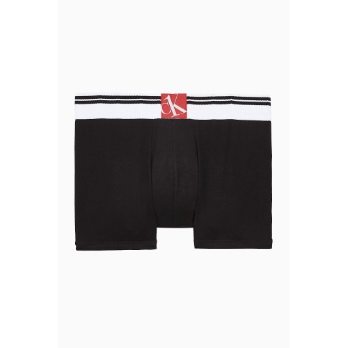 Heren Boxer Calvin Klein CK ONE Red Logo schwarz Heren Boxer Calvin Klein CK ONE Red Logo schwarz