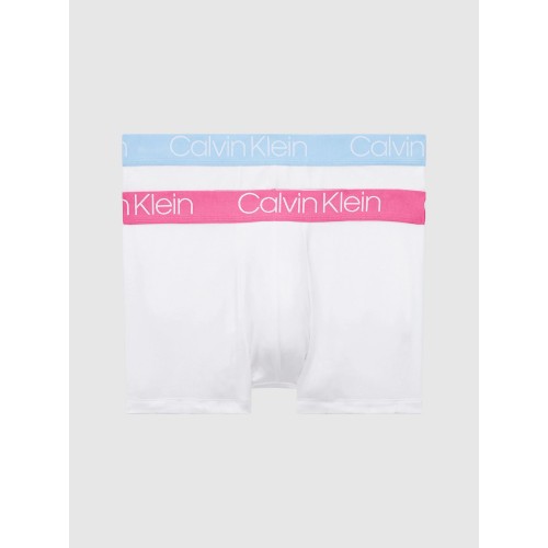 Pánske boxerky Calvin Klein Cotton Stretch Trunk 2-pack biele Pánske boxerky Calvin Klein Cotton Stretch Trunk 2-pack biele