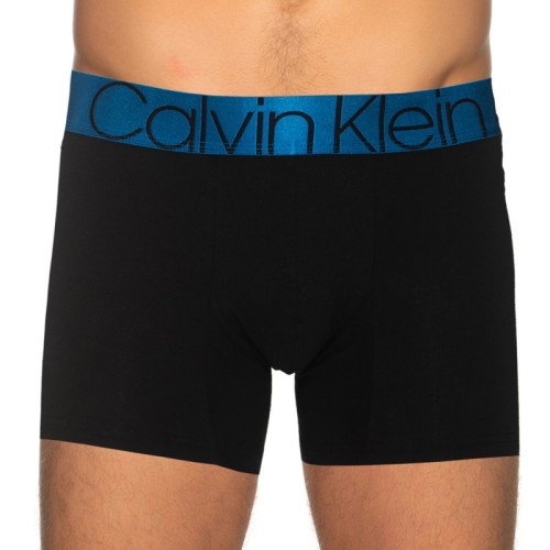Herren Boxer Calvin Klein ICON COTTON GRAPHIC TRUNK Artesisches Blau