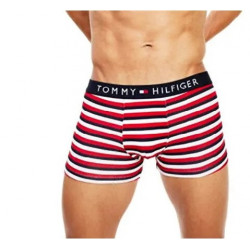 Herren Boxer Tommy Hilfiger All-Over Print Cotton Trunks Gestreift