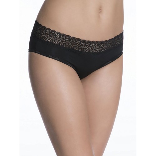 Damen Höschen Calvin Klein Hipster Flirty Schwarz Damen Höschen Calvin Klein Hipster Flirty Schwarz