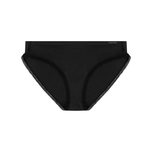 Damen Höschen Calvin Klein Thin Lace Bikini Schwarz Damen Höschen Calvin Klein Thin Lace Bikini Schwarz