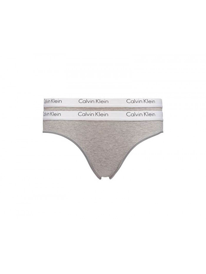 Damen Höschen Calvin Klein One Cotton Bikini Grau 2-pack