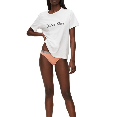 Damen Tangahöschen Calvin Klein Radiant Cotton Thong Lachs Damen Tangahöschen Calvin Klein Radiant Cotton Thong Lachs