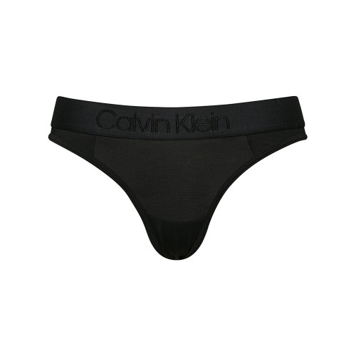 Damen Höschen Calvin Klein Tonal Logo Bikini Schwarz Damen Höschen Calvin Klein Tonal Logo Bikini Schwarz