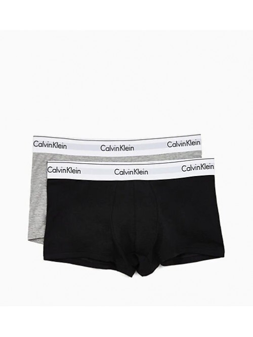 Herren Boxershorts Calvin Klein Modern Cotton Stretch grau+schwarz 2-pack