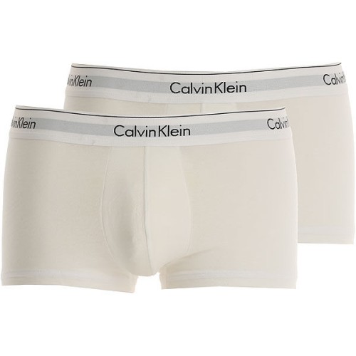 Herren Boxershorts Calvin Klein Modern Cotton Stretch weiß 2-pack Herren Boxershorts Calvin Klein Modern Cotton Stretch weiß 2-pack