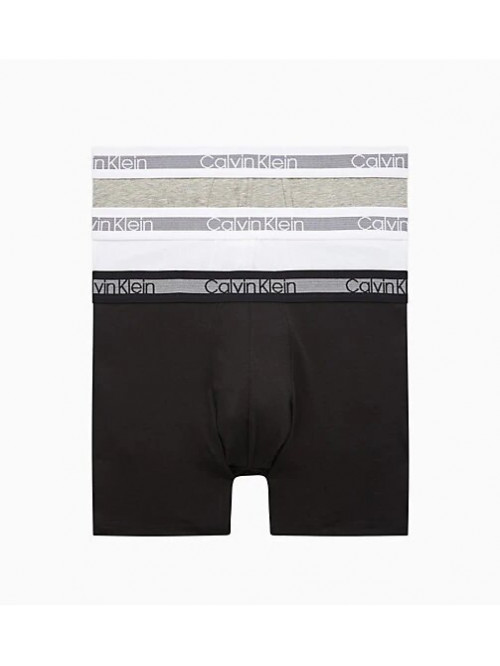 Herren Boxershorts Calvin Klein Cooling Trunk weiß, grau, schwarz 3-pack
