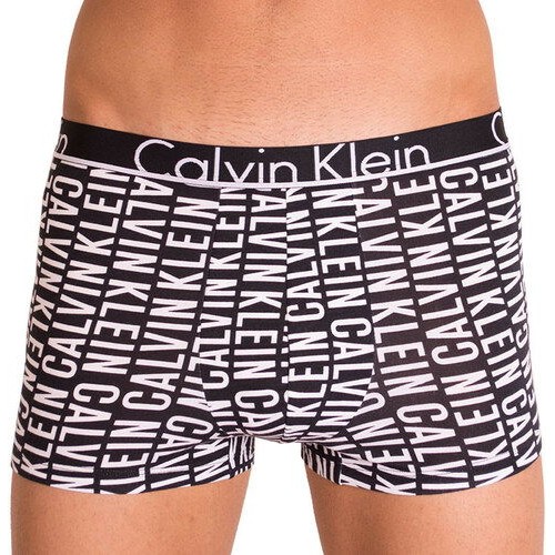 Herren Boxershorts Calvin Klein Print Schwarz Herren Boxershorts Calvin Klein Print Schwarz