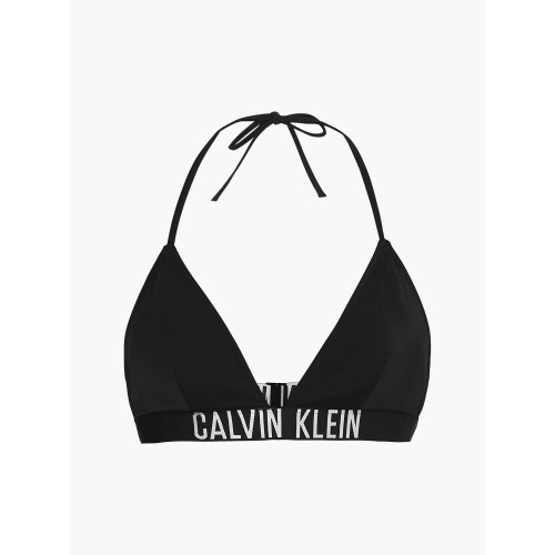 Damen Badeanzug Triangle Bikini Top Calvin Klein Intense Power Schwarz Damen Badeanzug Triangle Bikini Top Calvin Klein Intense Power Schwarz