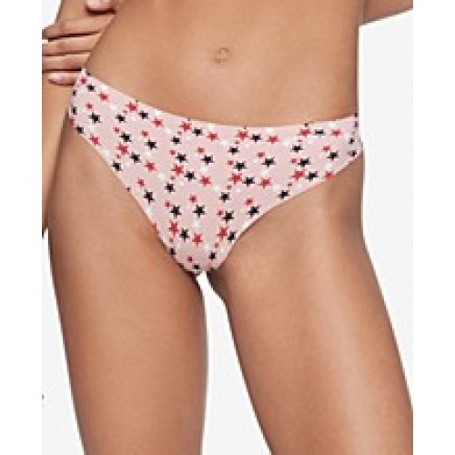 Damen Tangahöschen Calvin Klein Bottoms Up Refresh Thong Rosarot mit Sternen Damen Tangahöschen Calvin Klein Bottoms Up Refresh Thong Rosarot mit Sternen