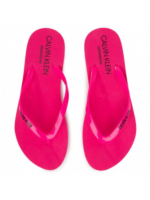 Damen Flip-Flops Calvin Klein Swimwear Rosarot
