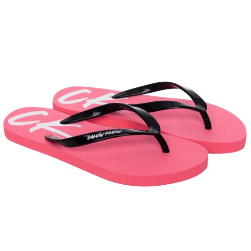 Damen Flip-Flops Calvin Klein Wave Rosa-Schwarz Damen Flip-Flops Calvin Klein Wave Rosa-Schwarz