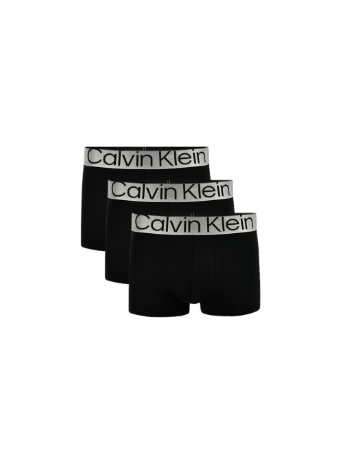 Herren Boxershorts Calvin Klein CKR Steel Cotton-Trunk Schwarz 3-pack