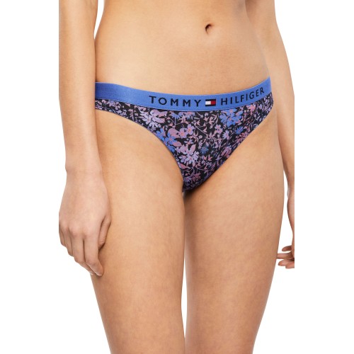 Damen Höschen Tommy Original Lace-Lace Bikini Print Blau Damen Höschen Tommy Original Lace-Lace Bikini Print Blau