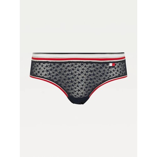 Damen Höschen Tommy Hilfiger Sheer Stripe - Hipster Navy Damen Höschen Tommy Hilfiger Sheer Stripe - Hipster Navy