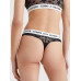 Damen Tangahöschen Tommy Hilfiger 85 Star Lace-Thong Navy