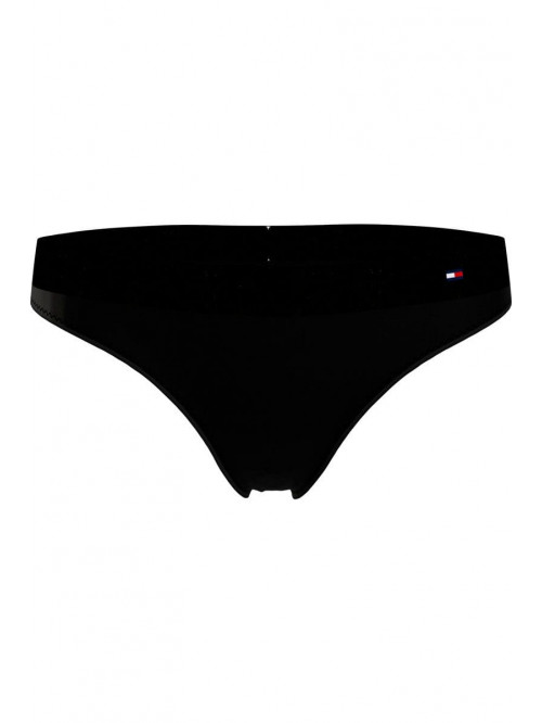 Damen-Tanga Tommy Hilfiger Tonal Logo Schwarz