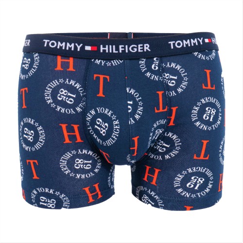 Herren Boxershorts Tommy Hilfiger All-Over Print Cotton Trunks Blau Herren Boxershorts Tommy Hilfiger All-Over Print Cotton Trunks Blau
