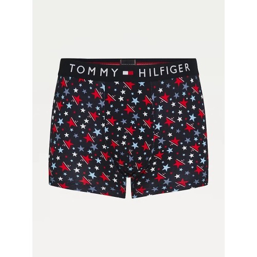 Herren Boxer Tommy Original CTN Trunk Print Schwarz / Sternenmuster Herren Boxer Tommy Original CTN Trunk Print Schwarz / Sternenmuster