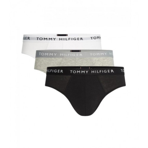 Herren-Slips Tommy Hilfiger Grau, Weiß, Schwarz 3er-Pack Herren-Slips Tommy Hilfiger Grau, Weiß, Schwarz 3er-Pack