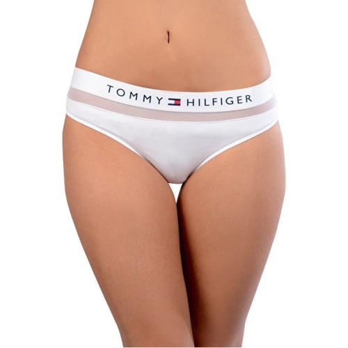 Damen Höschen Tommy Hilfiger Sheer Flex Bikini Weiß Damen Höschen Tommy Hilfiger Sheer Flex Bikini Weiß