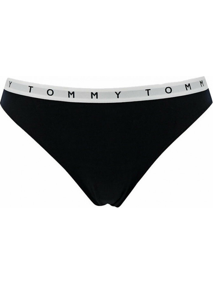 Damen Höschen Tommy Hilfiger Print Bikini 3-pack mehrfarbig - Rosarot, Weiß, Schwarz