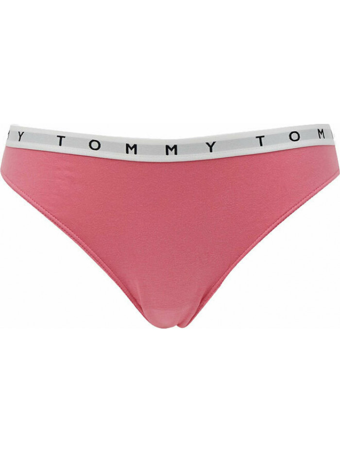 Damen Höschen Tommy Hilfiger Print Bikini 3-pack mehrfarbig - Rosarot, Weiß, Schwarz