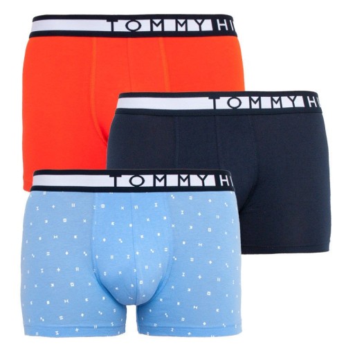 Herren Boxer Tommy Hilfiger Organic Cotton Hellblau, Blau, Orange 3-pack Herren Boxer Tommy Hilfiger Organic Cotton Hellblau, Blau, Orange 3-pack