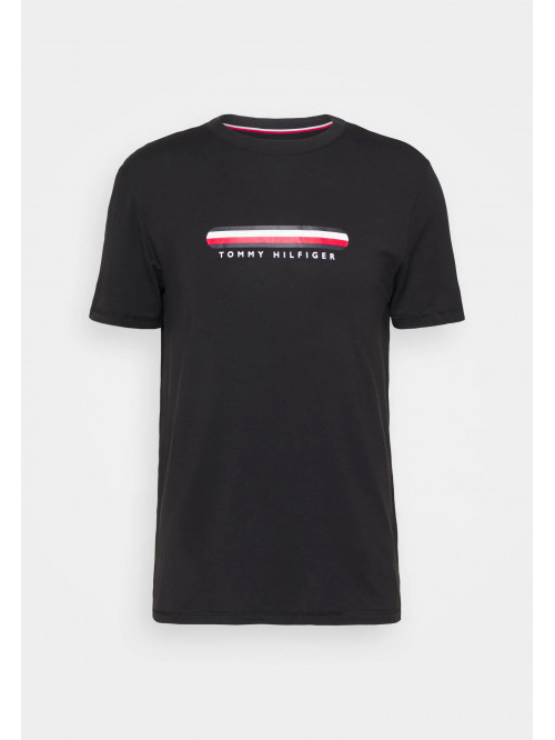 Herren T-Shirt Tommy Hilfiger TH SEACELL-CN SS TEE Schwarz