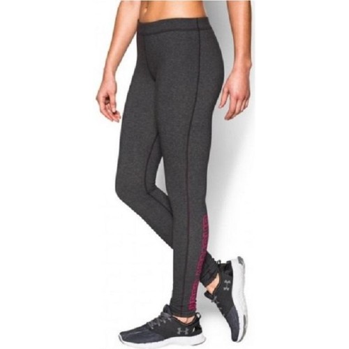 Damen Leggings Under Armour Favorite Wordmark grau Damen Leggings Under Armour Favorite Wordmark grau