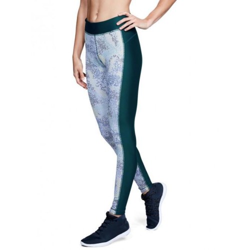 Damen kompression Leggings Under Armour Printed grün Damen kompression Leggings Under Armour Printed grün