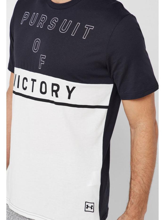 T-Shirt Under Armour Pursuit of Victory schwarz