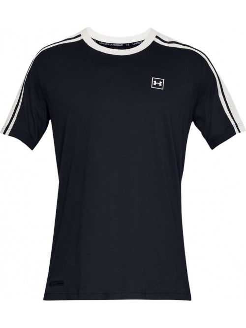 T-Shirt Under Armour Unstoppable Striped schwarz