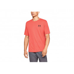 T-Shirt Under Armour Sportstyle Left Chest orange