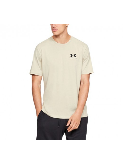T-Shirt Under Armour Sportstyle Left Chest beige