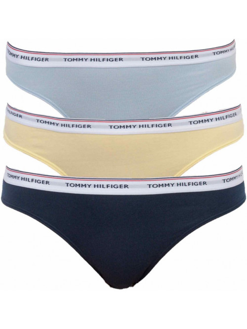 Damen Höschen Tommy Hilfiger Bikini 3-pack Gelb, Blau, Hellblau