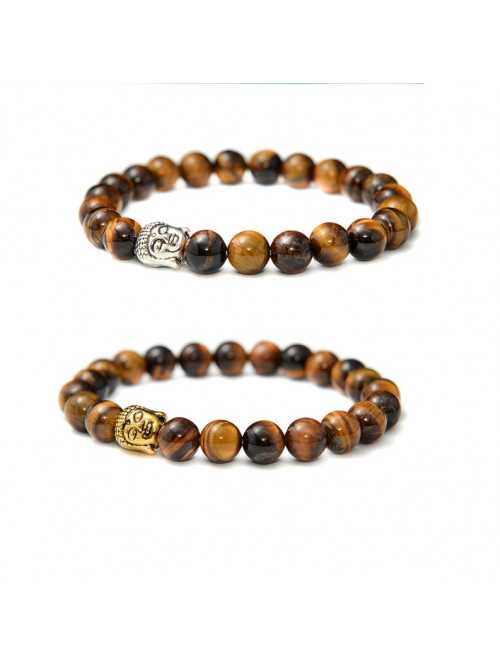 Armband Buddha Tigerauge 