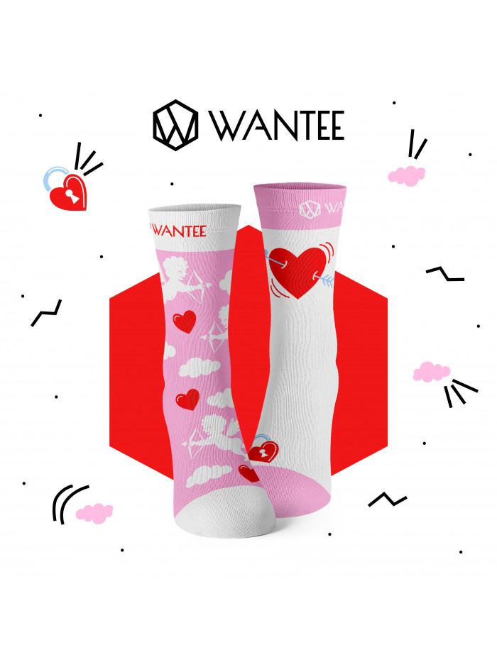 Valentinstag Geschenkbox Socken für ein Paar Wantee