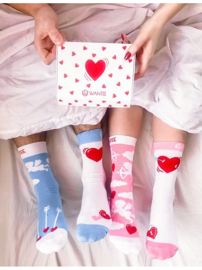 Valentinstag Geschenkbox Socken für ein Paar Wantee