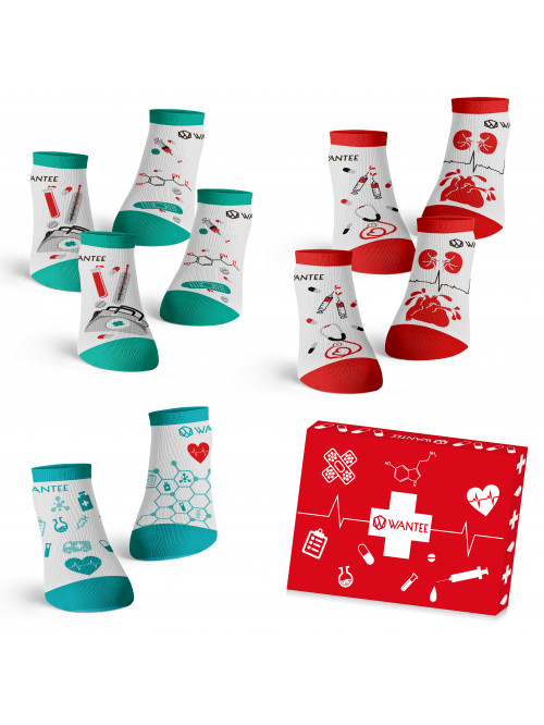 Knöchel Wantee-Socken Medical 5-Pack Geschenkbox