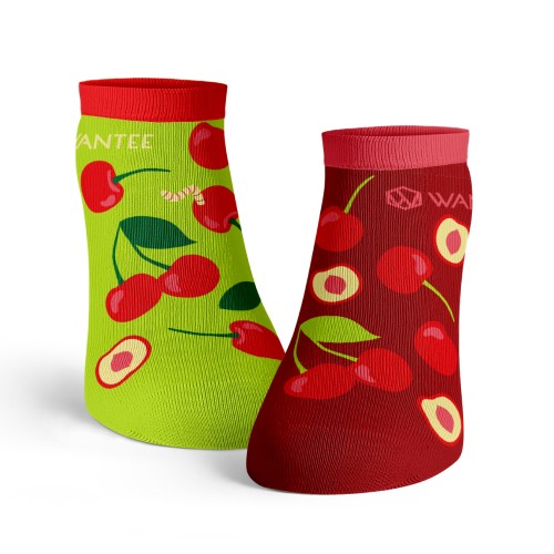 Knöchel Socken Saftige Kirschen Wantee Knöchel Socken Saftige Kirschen Wantee