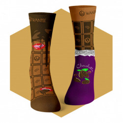 Socken Schokolade Wantee