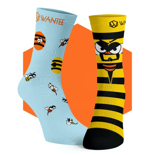 Socken Wütende Bienen Wantee Socken Wütende Bienen Wantee