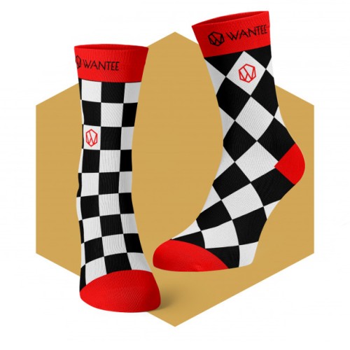 Socken Schachbrett des Lebens Wantee Socken Schachbrett des Lebens Wantee